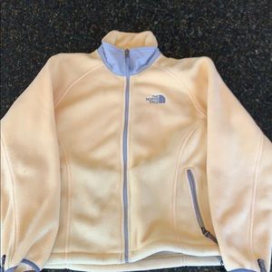 The North Face Yellow Fleece Jacket